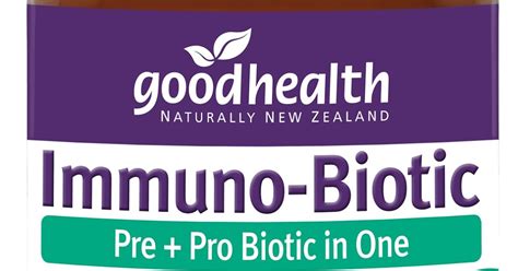 All about: Good Health Immuno-Biotic PRE+PRO Biotic in One