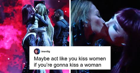 Jennifer Lopez Gets Brutally Roasted For Lesbian Kiss During The AMAs Explains Why She Did It