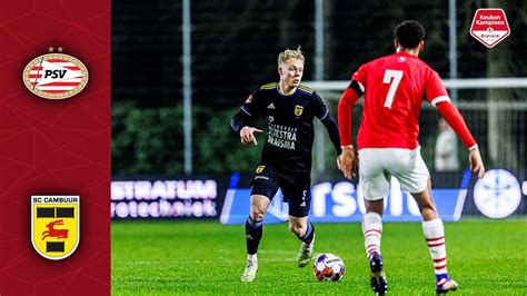 Samenvatting Jong Psv Sc Cambuur Youtube