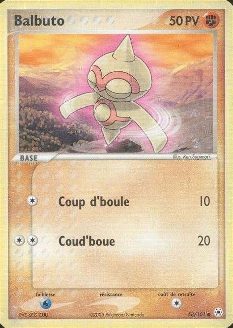 Balbuto EX Légendes Oubliées 53 Poképédia