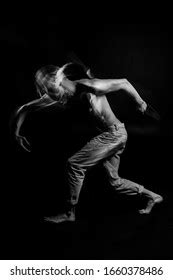 Dancing Emotional Portrait Naked Torso Handsome Stock Photo Shutterstock
