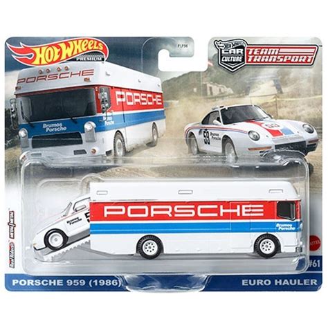 Jual Hot Wheels Premium Team Transport Posrche Euro Hauler Shopee Indonesia
