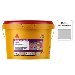 Затирка эпоксидная Sika Ceram 815 EG 111 светло-серая 2 кг — купить в ...
