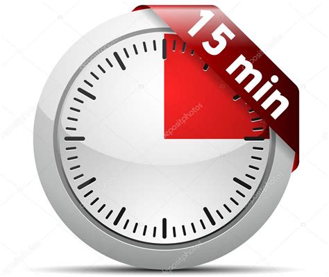 Temporizador de 15 minutos vector gráfico vectorial Yuriy Vlasenko