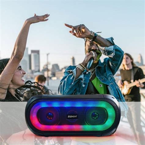 Bluetooth Колона с два микрофона – mymagazin