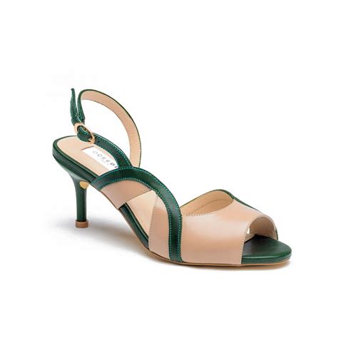 Buy OCEEDEE Jennifer Nude Green Sandals Online