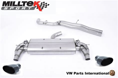 Audi Rs3 8v Sportback Milltek Sport Non Resonated Cat Back Exhaust