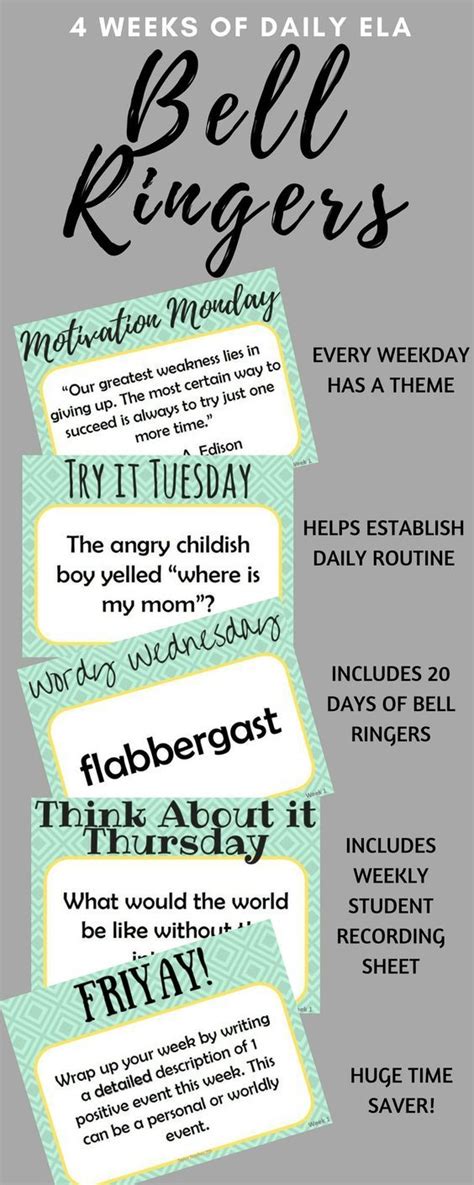 Free Printable Bell Ringers Printable Templates