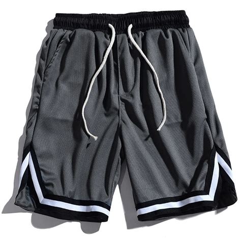 Pantalones Cortos De Baloncesto Para Hombre Shorts A Rayas Para Correr