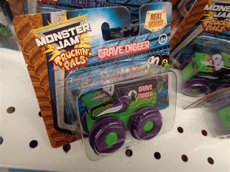 J And J Toys: Monster Jam Truckin Pals Wooden Vehicles