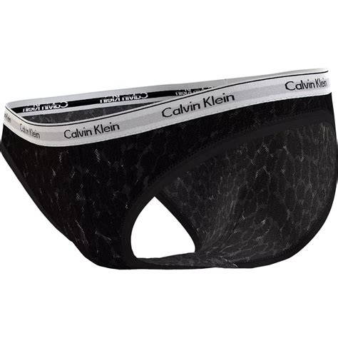 Calvin Klein Bikini Damskie Majtki P Czarne Qd E Ub