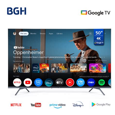 Televisor Smart TV BGH 50″ B5023US6A Google Tv UHD 4K – Premium Home