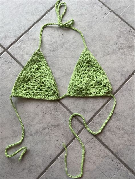 Selfmade Crochet Bikini Selbst Geh Keltes Bikinitop Neu Gem Ss Beschreibung In Gals F R Chf