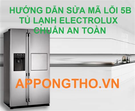 Hỏi Đáp Về Lỗi 5b Tủ Lạnh Electrolux Side By Side Inverter Bản Tin