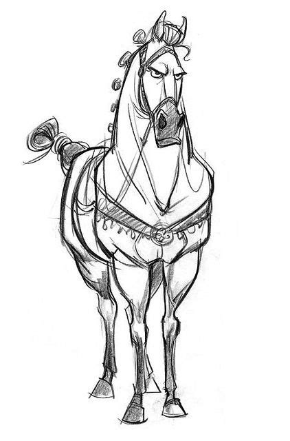 Tangled Art Maximus Dessins Disney Ane Dessin Art Th Me Cheval