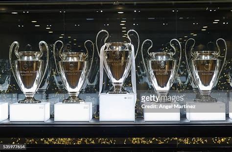 27 Real Madrid Display Their Champions League Trophies At Estadio ...