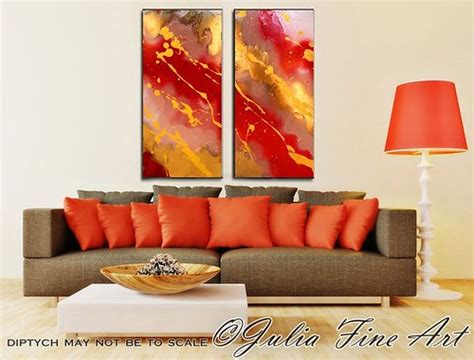 Abstract Diptych Painting Modern Paintingshttps Etsy Flickr