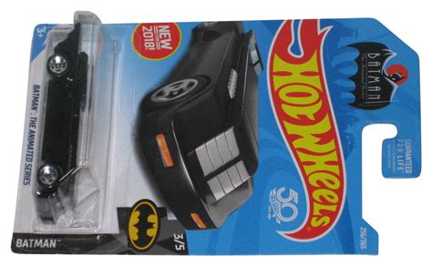 Dc Hot Wheels Batman Animated Series Batmobile Toy Car Walmart