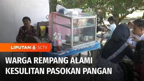 VIDEO Ombudsman Warga Rempang Kesulitan Pasokan Pangan Pemasok