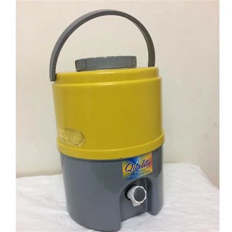 Yellow Grey Camper Water Cooler Jug Capacity 14 L Rs 450piece Id