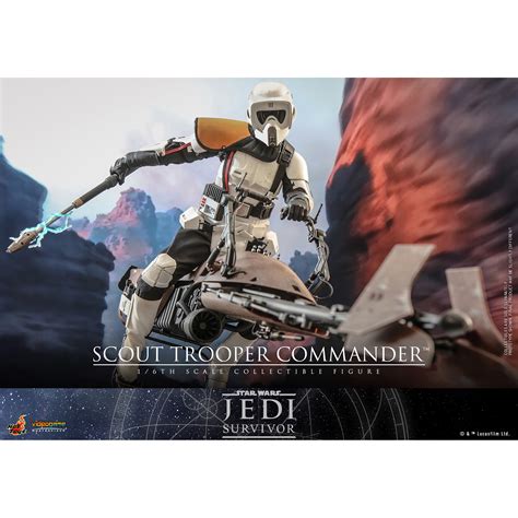 Star Wars Jedi Survivor Scout Trooper Commander 1 6 Scale Figure Hot Toys 912278 VGM53