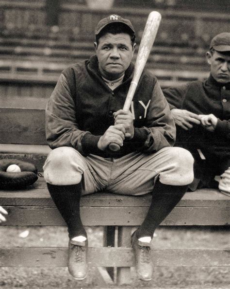 Babe Ruth Photo Print Vintage New York NY Yankees Baseball Fan Photograph Poster Black And White