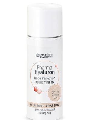 Pharma Hyaluron Nude perfection тониращ анти ейдж флуид за матова кожа с SPF 20 50 мл на ТОП