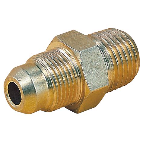 1 4 BSPT Male X 10mm OD Nippled Adaptor Fluid Air Components