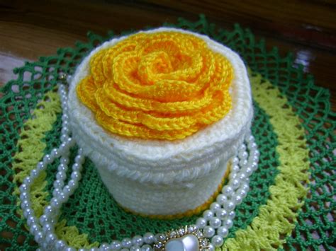 Шкатулка РОЗА крючком. Мастер-класс - Russian-Handmade.com