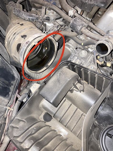Oil in the intake manifold? : r/MechanicAdvice