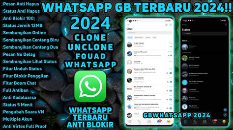 WA MOD TERBARU 2024 WHATSAPP MOD TERBARU 2024 WA GB TERBARU 2024