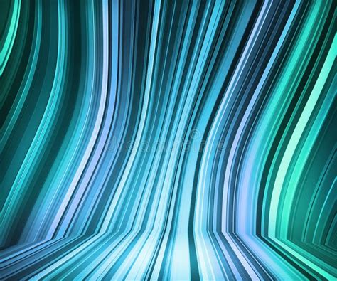 Blue Retro Stripes Stage Stock Illustration Illustration Of Drama