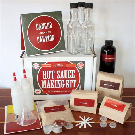 Make Your Own Hot Sauce Kit Makes 7 Bottles Of Diy Hot Sauce Etsy Hot Sauce Kit Diy Hot