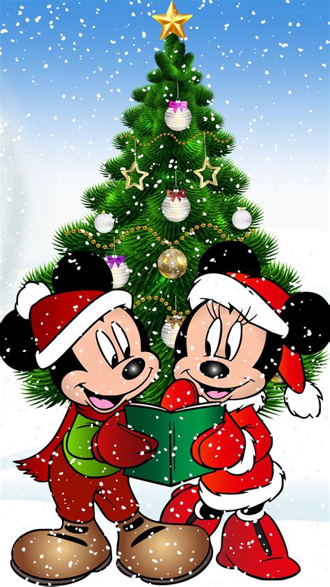 Christmas Minnie And Mickey Wallpapers - Wallpaper Cave