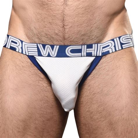 Andrew Christian Slip Tanga Almost Naked Performance Blanc Inderwear