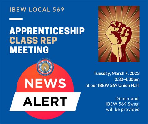 IBEW 569 Apprenticeship CLASS REP Meeting - IBEW International Brotherhood of Electrical Workers ...