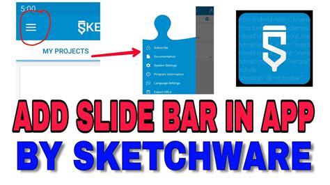 How To Add Slidebar In Apps By Sketchware How To Use Drawer In