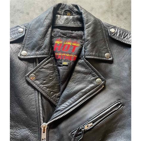 Hot Leathers Classic Black Leather Motorcycle Jacket Gem