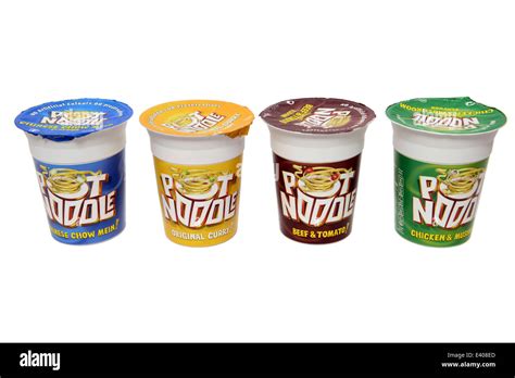 pot noodle range stock photo alamy