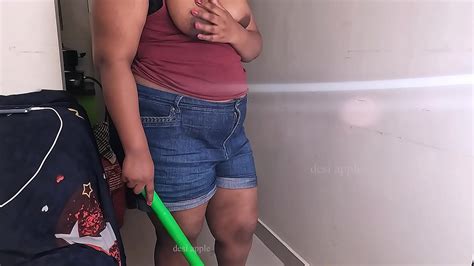 My Friend Wife Getting Horny Doing Sex Call While Cleaning House XVIDEOS