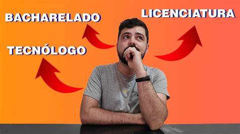 Qual a Diferença Entre Bacharelado, Licenciatura e Tecnólogo? - YouTube