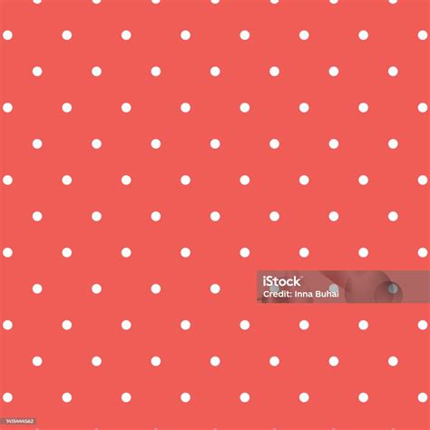 latar belakang polka dot  mulus putih  merah ilustrasi stok