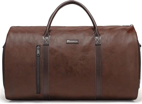 Amazon Modoker Convertible Leather Garment Bag Carry On Garment