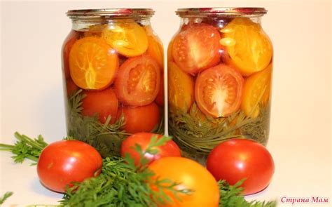 Помидоры дольками на зиму. 30 минут и готово! - Люблю готовить - Страна Мам