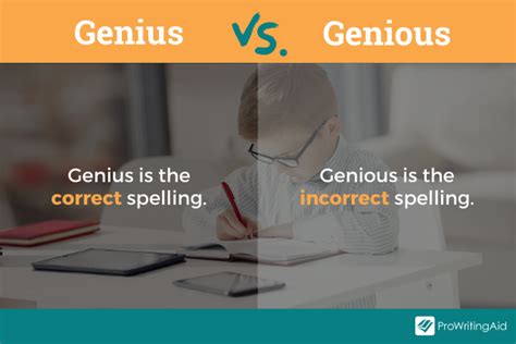 Genius vs. Genious: What's the Difference?