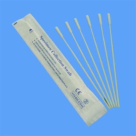 HD3115 Sterile Nasopharyngeal Flocked Swab Sample Collection Flexible