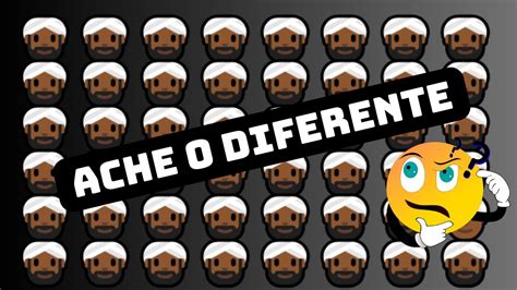 QUAL O DIFERENTE 2 ACHE O EMOJI INTRUSO YouTube