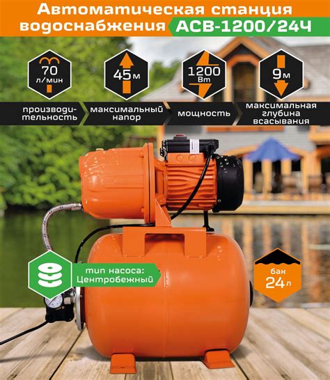Насосная станция Вихрь АСВ-1200/24Ч, 220 л/мин - купить по выгодной ...
