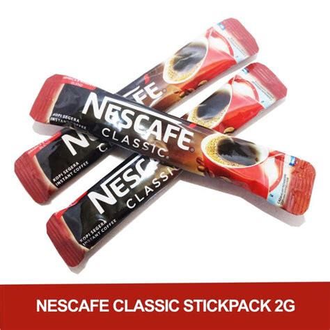 Nescafe Classic Stick Pack G X Sticks Lazada