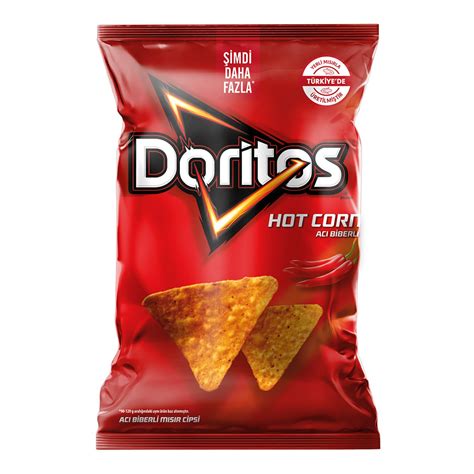Doritos Hot Corn Acı Biberli Mısır Cipsi Süper Boy 130 G Cips Doritos